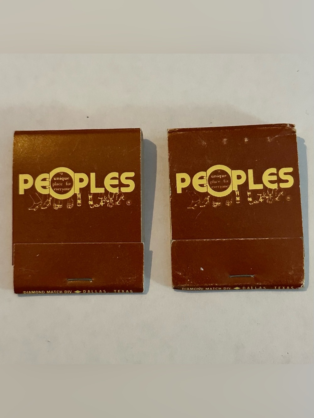 Lot 2 Vintage Matchbooks Peoples Restaurant Lounge A Unique Place for Everyone